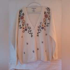 VTG Alfred Dunner button up sweater